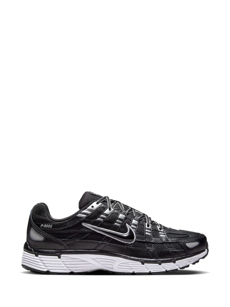 Nike Black/Grey P-6000 Trainers - Image 1 of 9