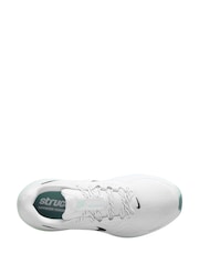 Nike White/Mint Structure 26 Road Running Trainers - Image 3 of 4