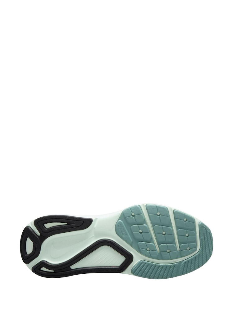 Nike White/Mint Structure 26 Road Running Trainers - Image 4 of 4