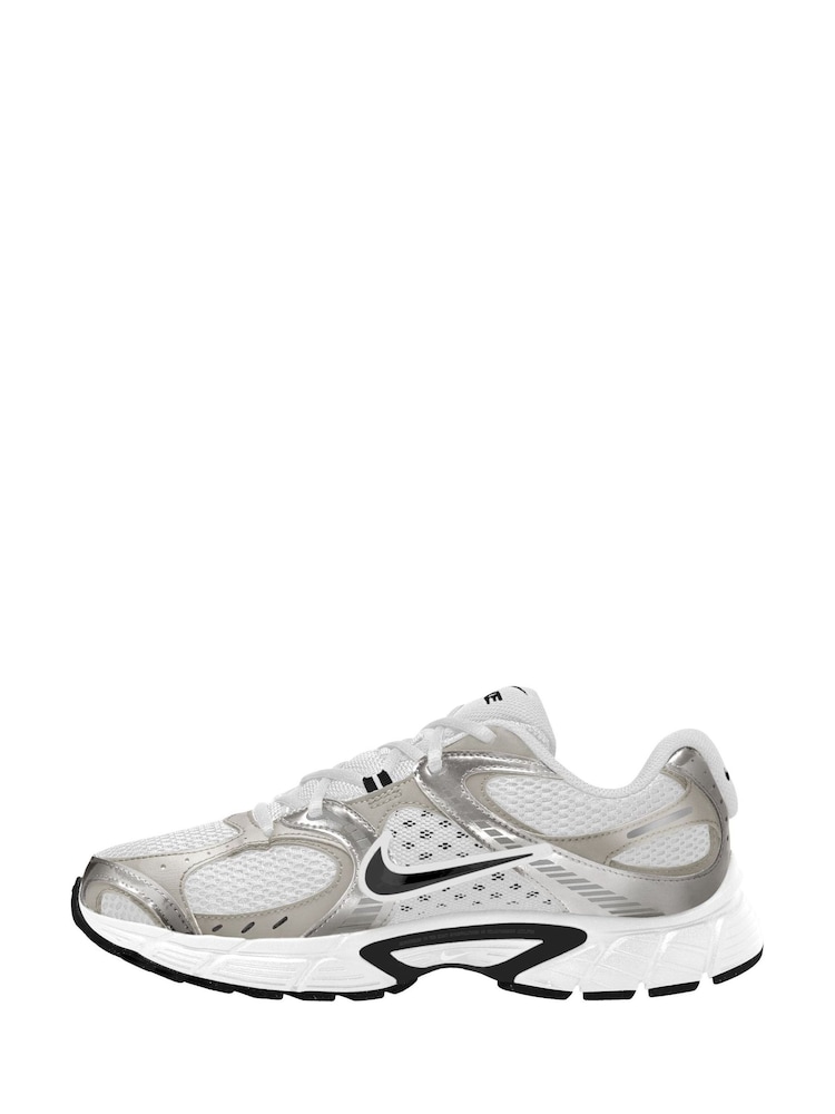 Nike Grey/White V5 Runner Trainers - Image 2 of 4