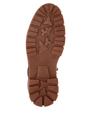 بني - Pavers Leather Lace Up Boots - صورة 5 من 5