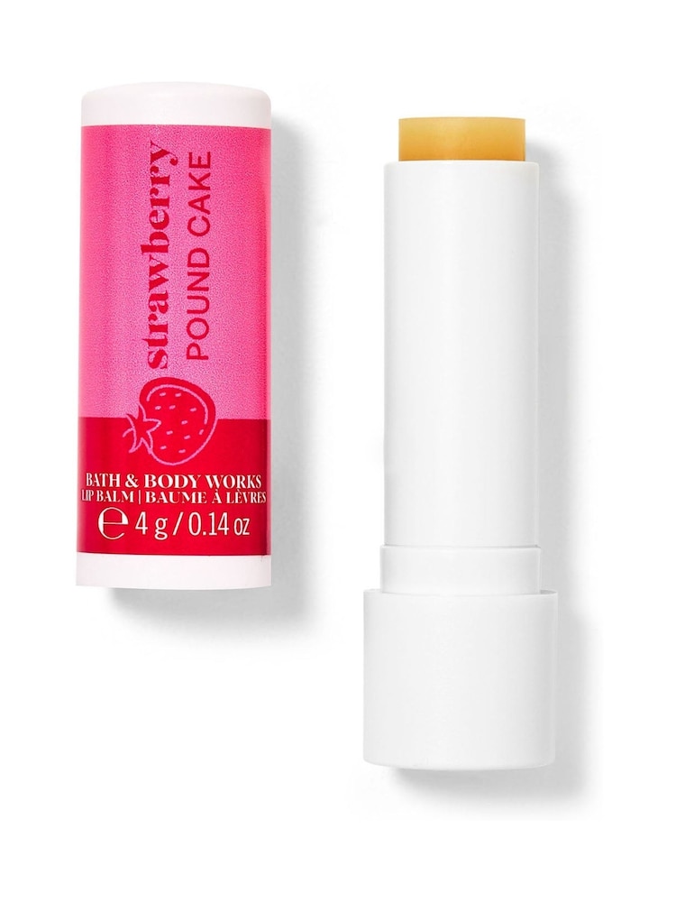 Bath & Body Works Strawberry Pound Cake Lip Balm 0.14 oz / 3.97 g - Image 1 of 1