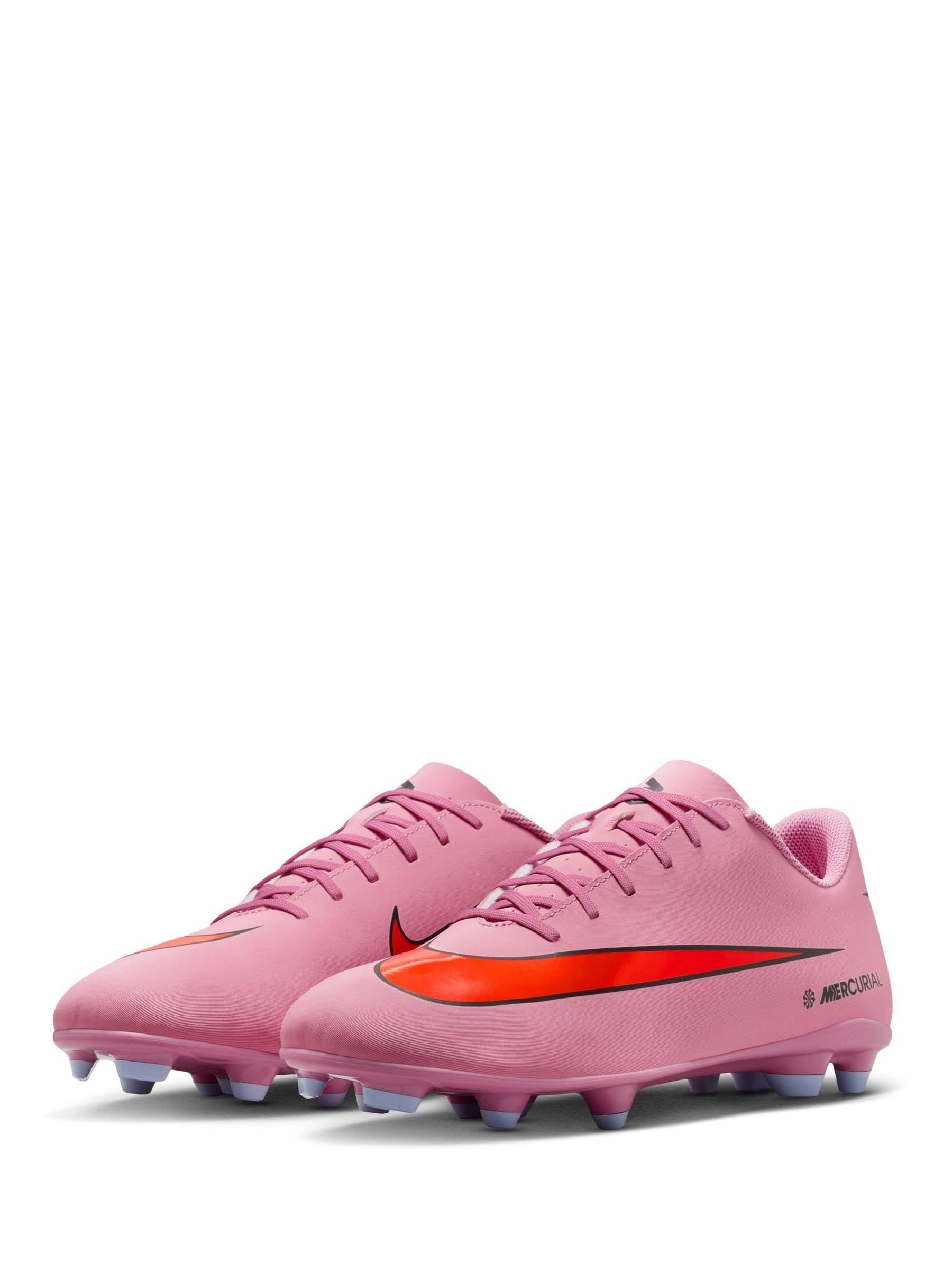 【ROSE】 2点set Cumpără Roz - Ghete de fotbal joase pentru diverse suprafețe Nike