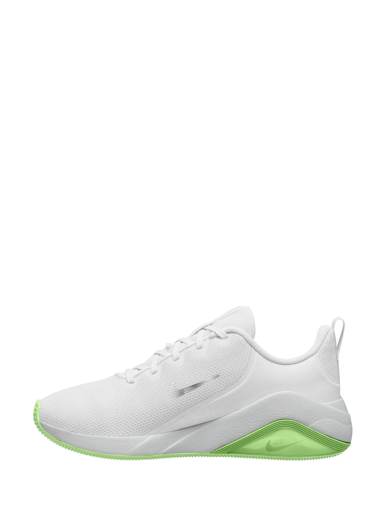 Nike White/Lime MC 3 Gym Trainers - Image 2 of 4 Nike White/Lime MC 3 Gym Trainers - Image 2 of 4