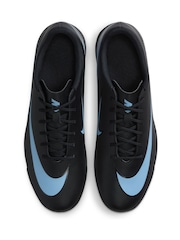 Nike Black Mercurial Club Turf Low Football Boots - Image 7 of 10