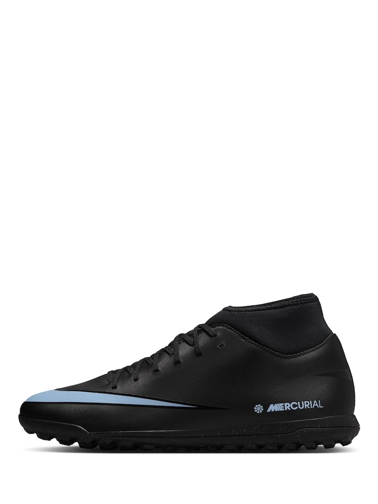 Nike Black Mercurial Superfly 10 Club Turf High Football Boots - Image 2 of 10 Nike Black Mercurial Superfly 10 Club Turf High Football Boots - Image 2 of 10