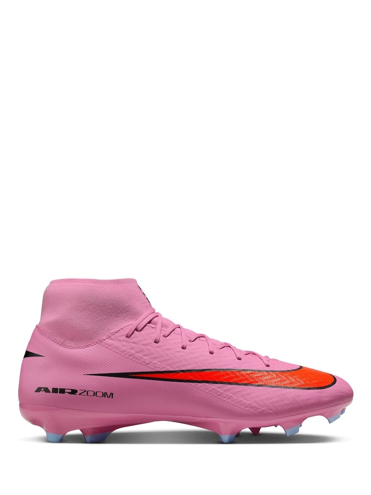 Nike Pink Mercurial Superfly 10 Academy Mutli Ground Football Boots - Image 1 of 11