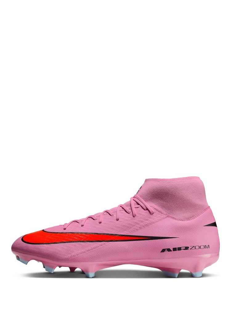 Nike Pink Mercurial Superfly 10 Academy Mutli Ground Football Boots - Image 2 of 11