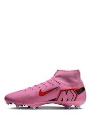 Nike Pink Mercurial Superfly 10 Academy Mutli Ground Football Boots - Image 4 of 11