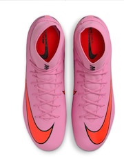 Nike Pink Mercurial Superfly 10 Academy Mutli Ground Football Boots - Image 7 of 11