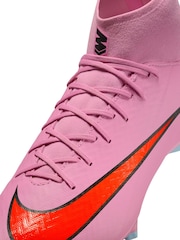 Nike Pink Mercurial Superfly 10 Academy Mutli Ground Football Boots - Image 8 of 11