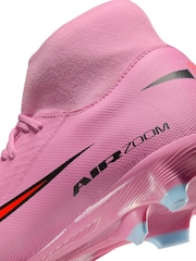 Nike Pink Mercurial Superfly 10 Academy Mutli Ground Football Boots - Image 9 of 11