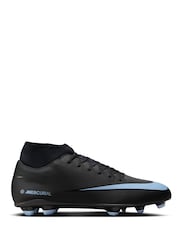 Nike Black Mercurial Club Multi Ground High Football Boots - Image 1 of 10
