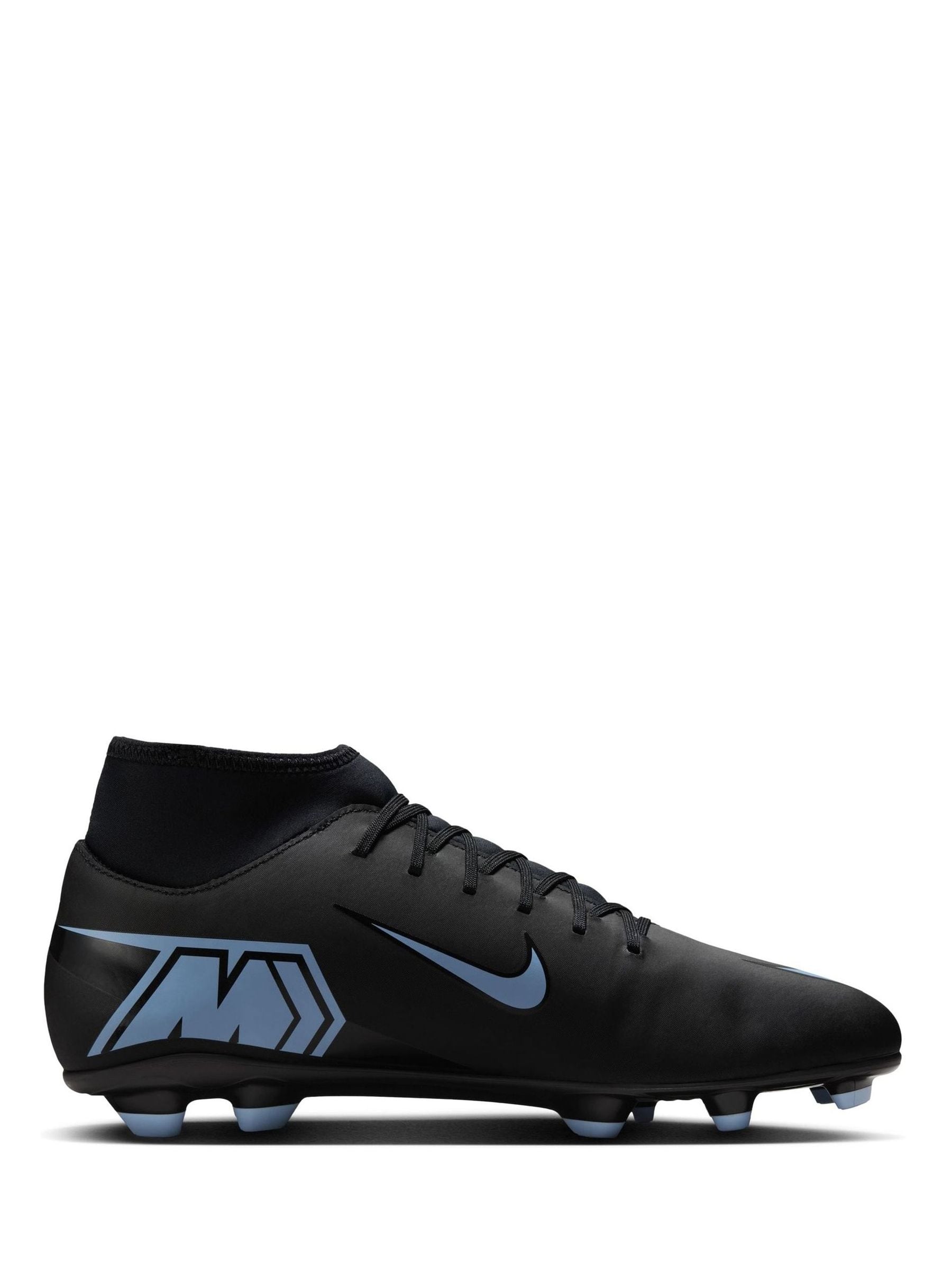 Nike Mercurial サッカーシューズ ハイカット Next：日本 ブラック - Nike Mercurial Club ハイカットサッカー