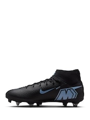 Nike Black Mercurial Academy Soft Ground High Football Boots - Image 4 of 11