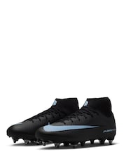 Nike Black Mercurial Academy Soft Ground High Football Boots - Image 5 of 11