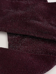 Burgundy Red Sparkle Tights - Image 3 of 3