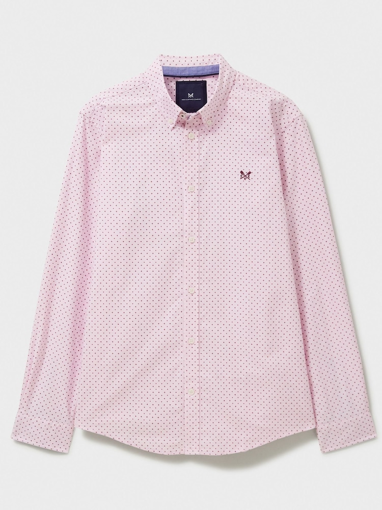 Crew Clothing Pinpoint-Oxfordhemd aus 100 % Baumwolle - Bild 5 von 5 Crew Clothing Pinpoint-Oxfordhemd aus 100 % Baumwolle - Bild 5 von 5