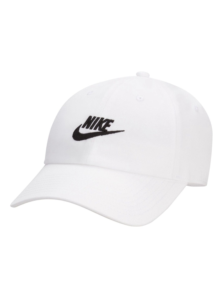 Nike Off white Club Unstructured Futura Wash 100% Cotton Cap - Image 1 of 2