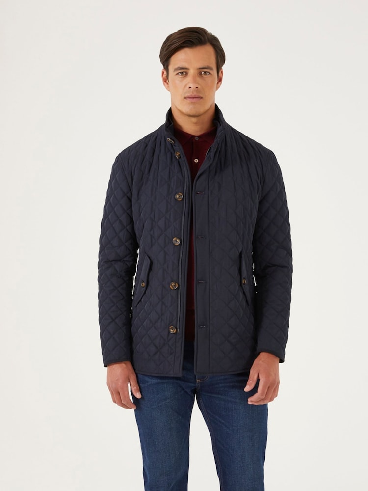Skopes Blue Skopes Diamond Quilted Pembridge Jacket - Image 1 of 6