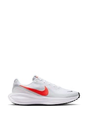 Nike White Revolution 8 Road Running Trainers - Image 3 of 11