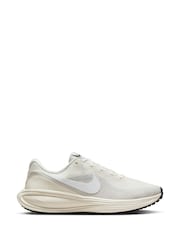 Nike White Ivory Revolution 8 Road Running Trainers - Image 1 of 9