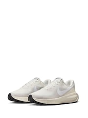 Nike White Ivory Revolution 8 Road Running Trainers - Image 5 of 9