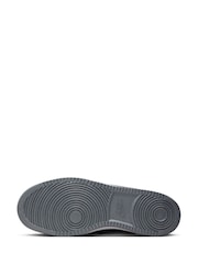 Nike Grey/White Court Vision Low Trainers - Image 8 of 10