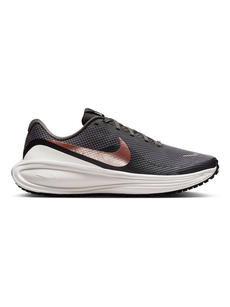Nike Black/Bronze Revolution 8 Road Running Trainers - Image 1 of 1