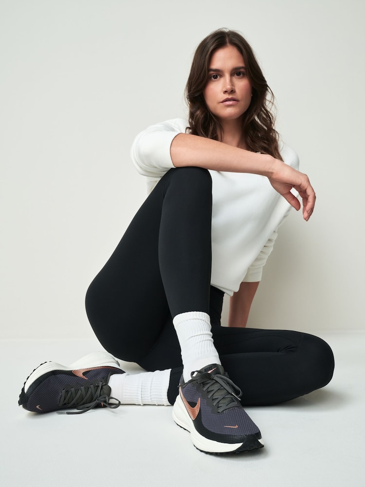 Nike Black/Bronze Revolution 8 Road Running Trainers - Image 3 of 3
