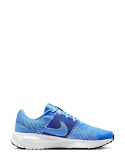 Nike Blue Run Defy Road Running Trainers - Image 3 of 9