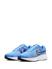 Nike Blue Run Defy Road Running Trainers - Image 5 of 9