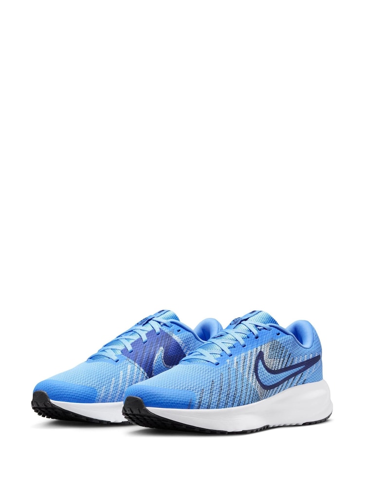 Nike Blue Run Defy Road Running Trainers - Image 5 of 9