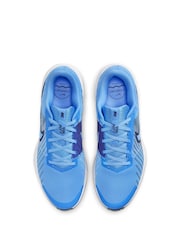Nike Blue Run Defy Road Running Trainers - Image 6 of 9