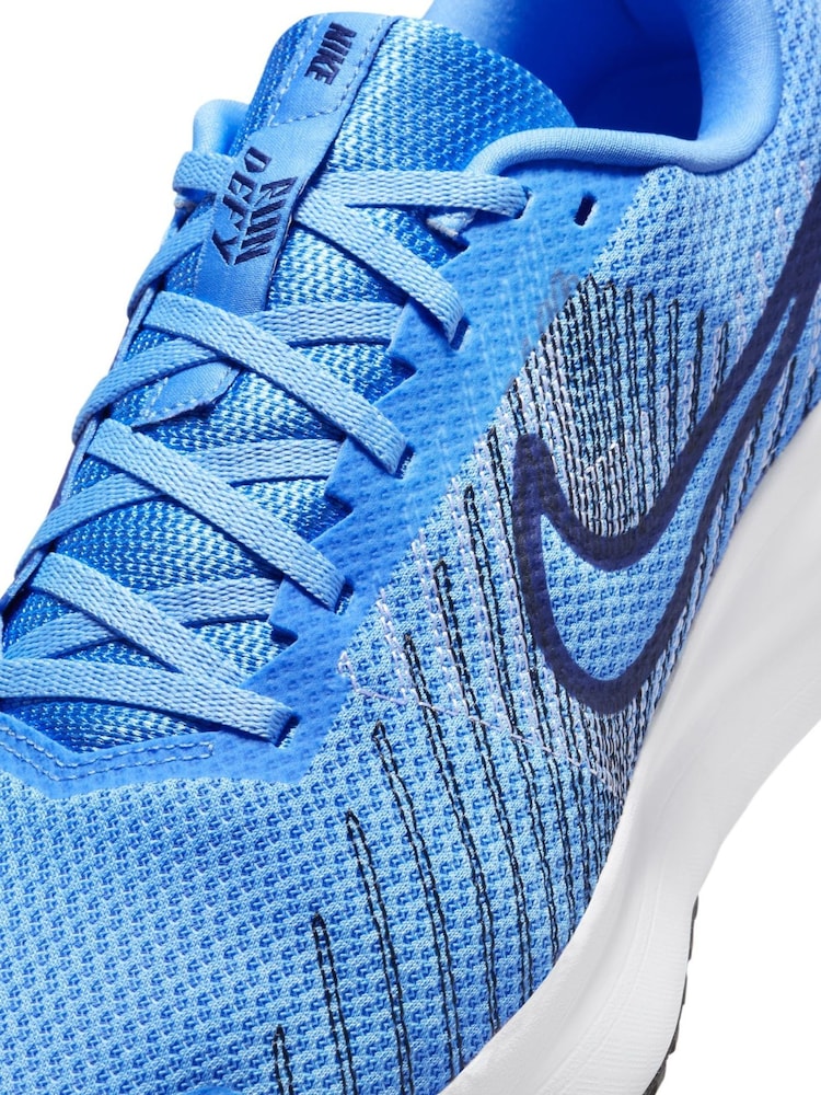 Nike Blue Run Defy Road Running Trainers - Image 8 of 9