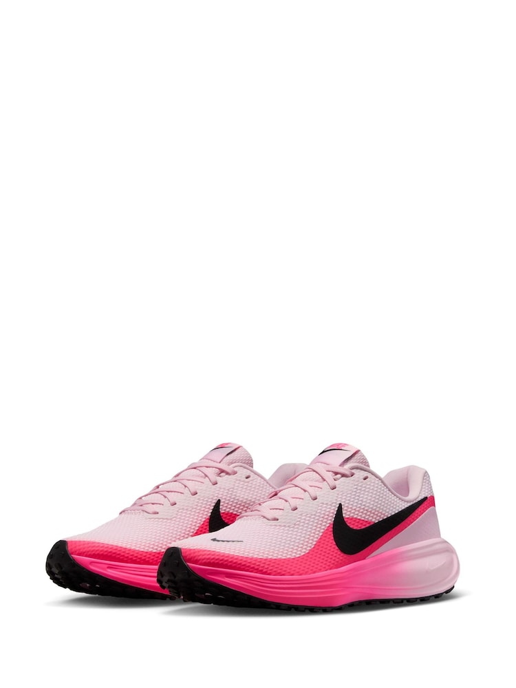 Nike Pink Foam Revolution 8 Road Running Trainers - Image 2 of 11 Nike Pink Foam Revolution 8 Road Running Trainers - Image 2 of 11
