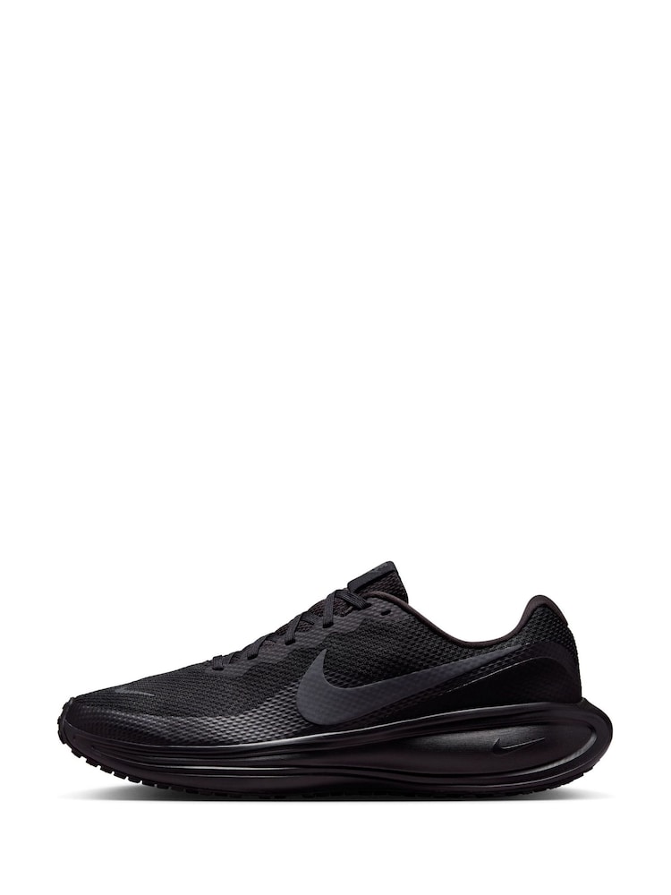 Nike Black Revolution 8 Road Running Trainers - Image 2 of 9