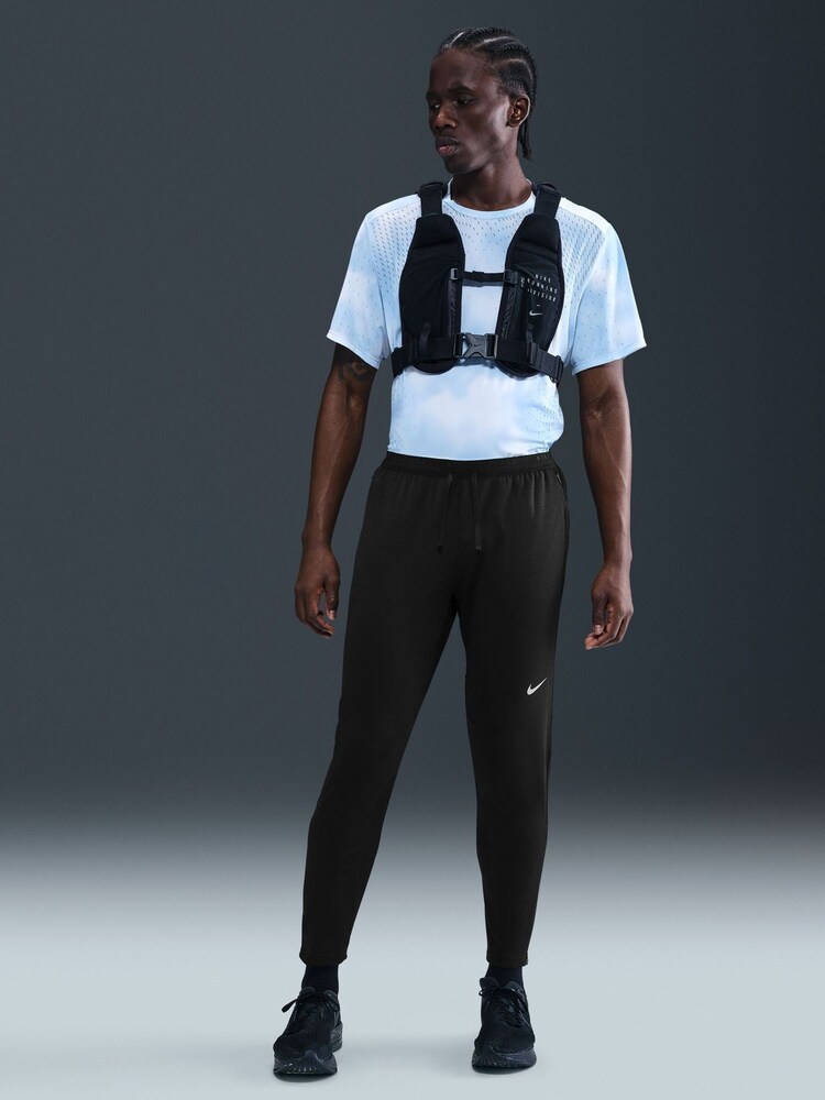 Nike Black Dri-FIT Stride Knit Running Joggers - Image 1 of 9 Nike Black Dri-FIT Stride Knit Running Joggers - Image 1 of 9