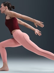 Nike Rust Pink One High Waited 7/8 Leggings - Image 5 of 6