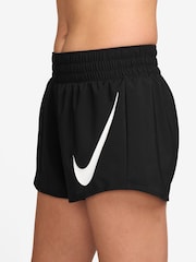 Nike Black One Swoosh Dri-FIT Mid Rise 3 Brief Lined Running Shorts - Image 3 of 4