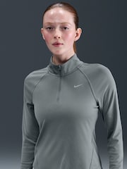 Gris - Nike Tempo Dri-FIT 1/2-Zip Running Top - Imagen 4 de 6