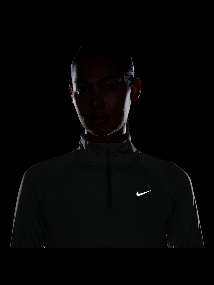 Gris - Nike Tempo Dri-FIT 1/2-Zip Running Top - Imagen 6 de 6