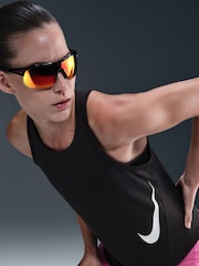 Nike Black Tempo Swoosh Logo Running Vest Top (3mths-7yrs) - Image 4 of 6