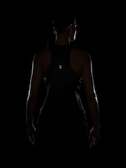 Nike Black Tempo Swoosh Logo Running Vest Top (3mths-7yrs) - Image 6 of 6