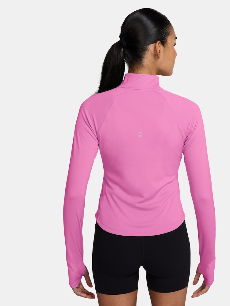 Nike Pink Tempo Dri-FIT 1/2-Zip Running Top - Image 2 of 4