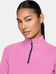 Nike Pink Tempo Dri-FIT 1/2-Zip Running Top - Image 3 of 4