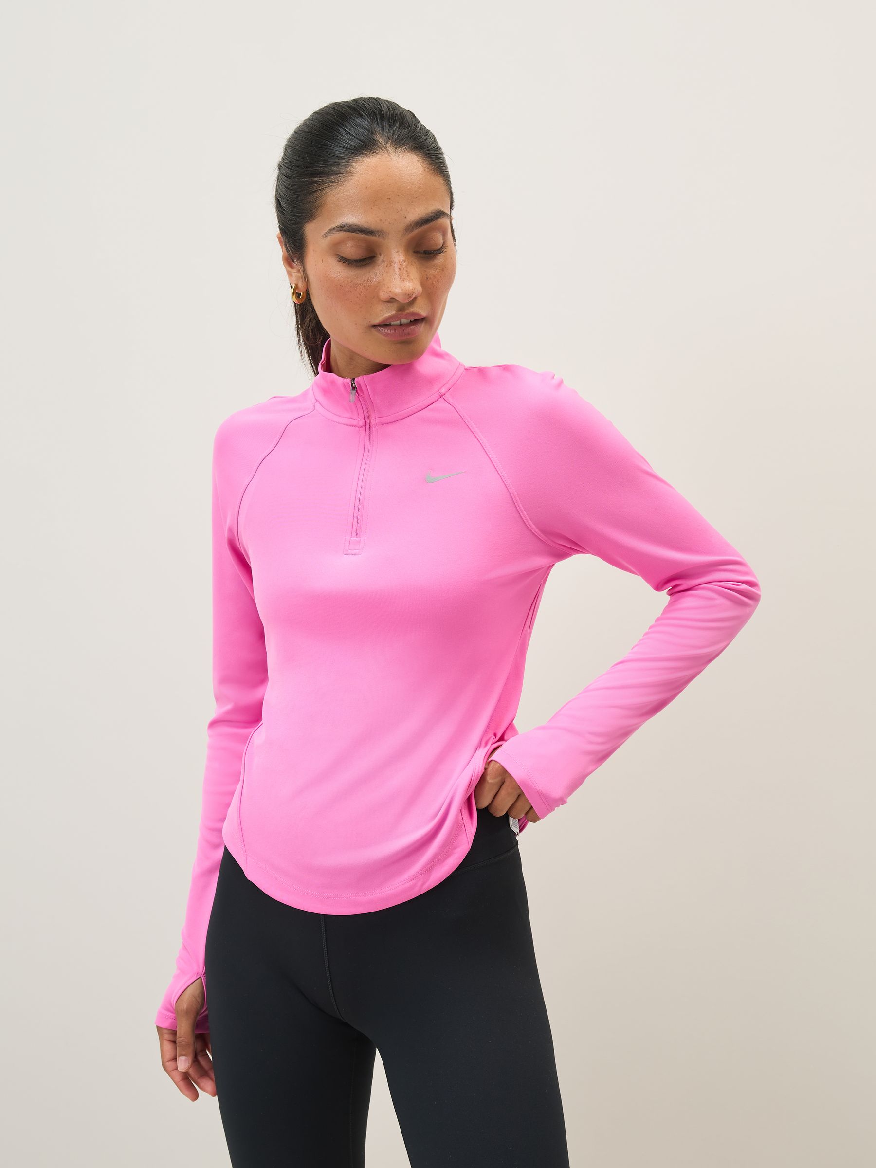 Buy Nike Pink Tempo Dri-FIT 1/2-Zip Running Top from Next Norway