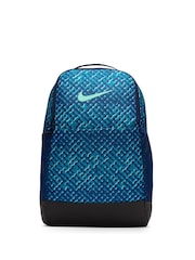 Nike Blue Void All-Over Print Brasilia Backpack - Image 1 of 16