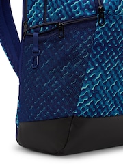 Nike Blue Void All-Over Print Brasilia Backpack - Image 13 of 16