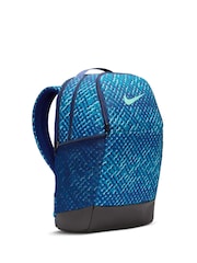 Nike Blue Void All-Over Print Brasilia Backpack - Image 3 of 16